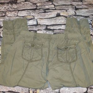 Calvin Klein Womens Green Cargo Pants Size 8